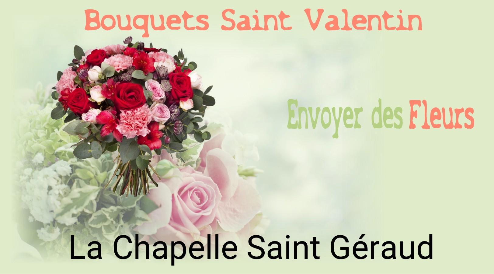 Roses de Saint-Valentin livrées à La Chapelle-Saint-Géraud
